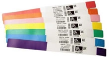 Zebra Adult Z-Band Direct Wristbands 1 x 11 inch RED (1,200)