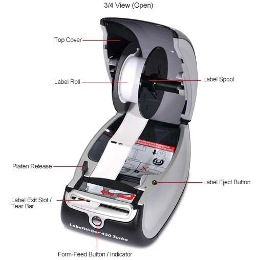 Dymo Barcode Printer / Label Writer LW550T Turbo USB Ethernet (Replaces LW450 Turbo)