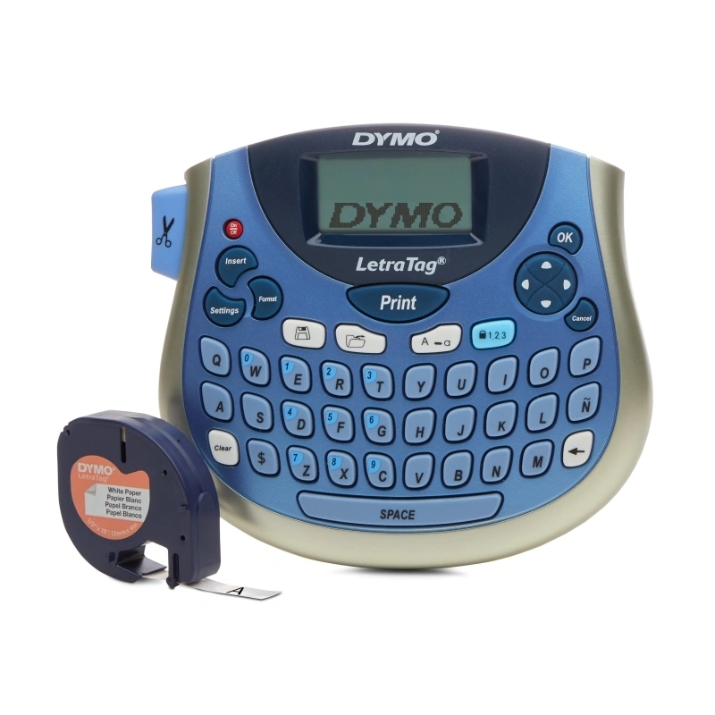 DYMO LetraTag 100T Tabletop Label Maker, Blue (2174536)