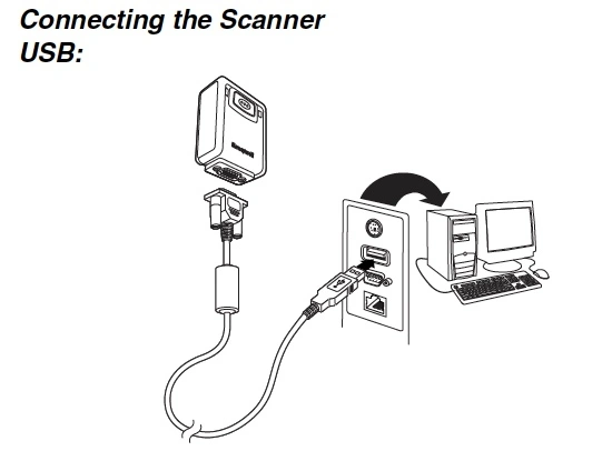 Honeywell Vuquest IT 3320G 1D & 2D Area-Imaging Barcode Scanner (Cable Optional)