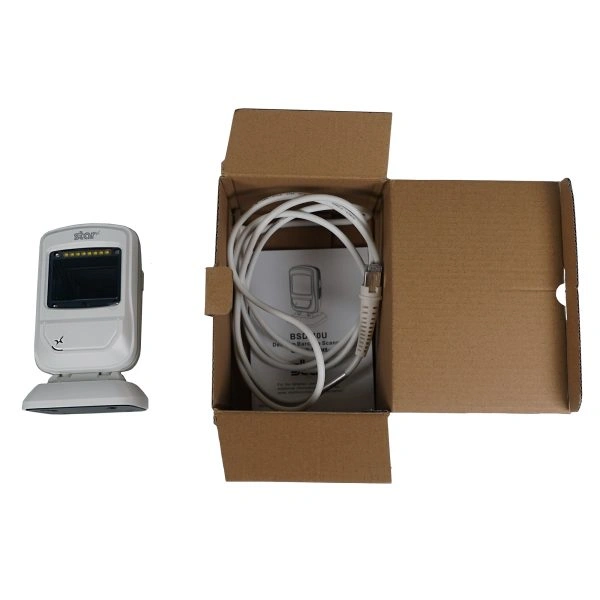 Star Micronics BSD-40U Corded USB Desktop 1D 2D Barcode Scanner White