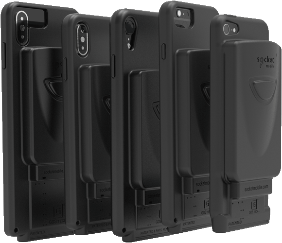 Socket DuraSled DS840 1D / 2D Linear Barcode Sled Scanner + Charge Dock