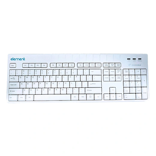 ELEMENT Medical Grade Keyboard ECT104 104KY USB IP68 White Or Black