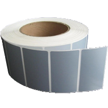 Thermal Transfer Labels 57mm x 32mm (1 Rolls Of 2,000) Silver Mylar Asset Labels