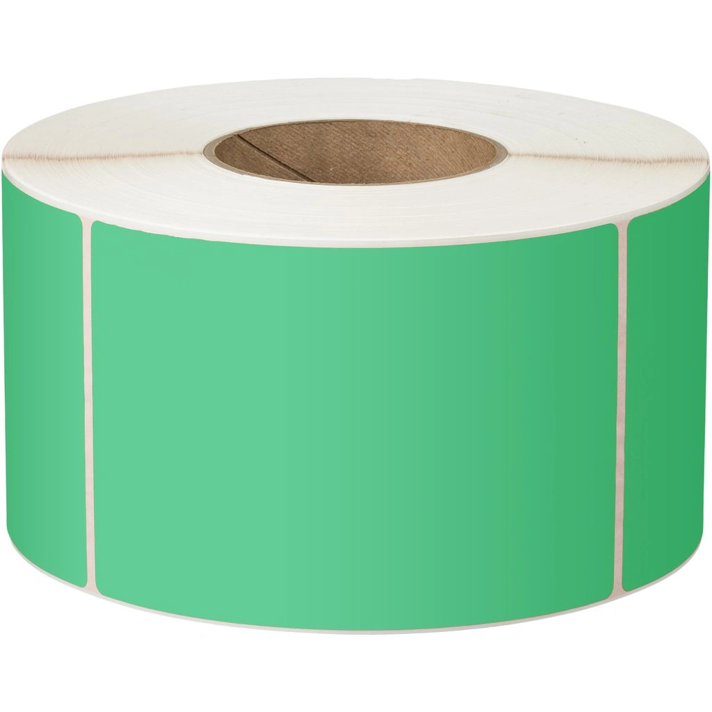 Shipping Labels - Direct Thermal - 100mm x 150mm x 25mm Core GREEN (6 rolls of 400)