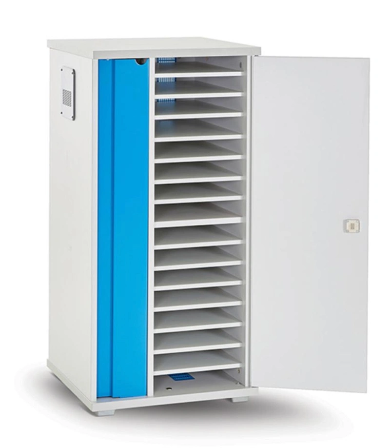 LapCabby Lyte 16 Device Single Door Horizontal Static AC Charging Cabinet - Laptops, Tablets & Chromebooks 15"