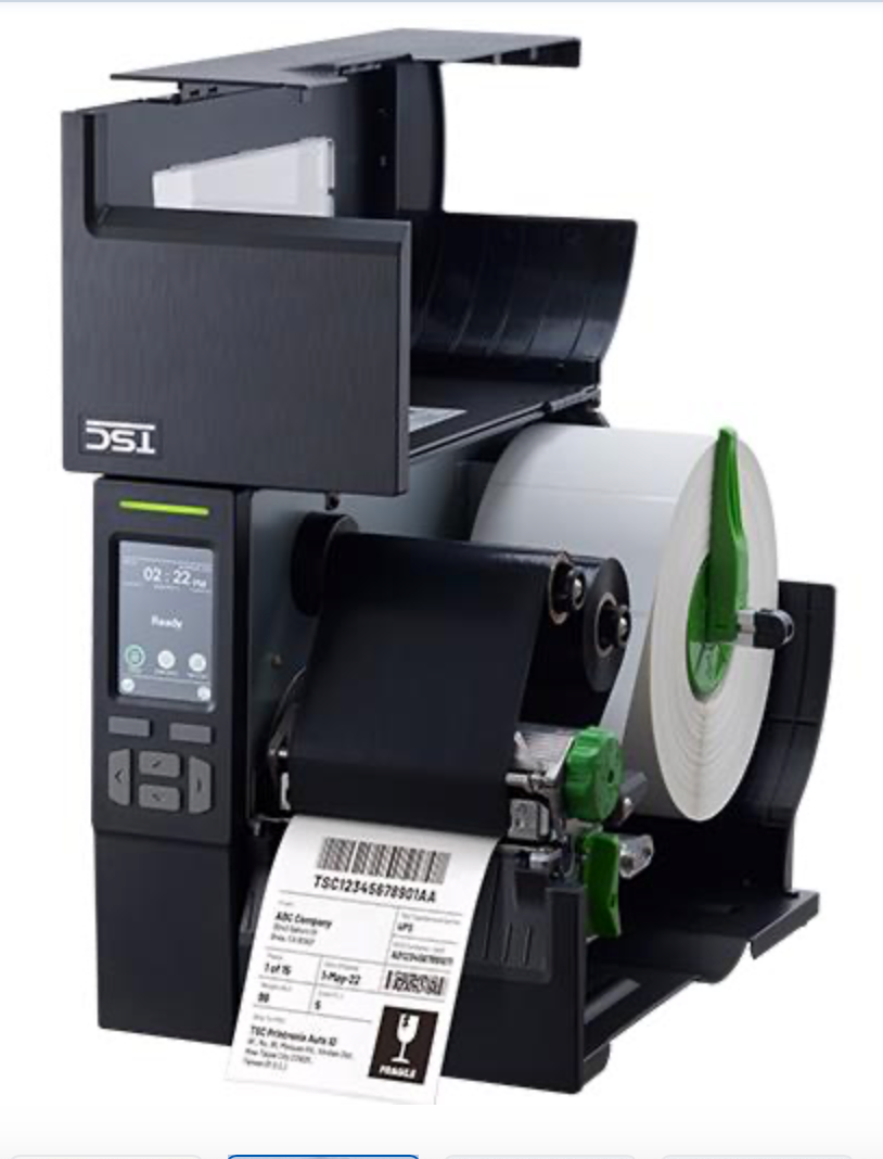 TSC MB241T 4" Industrial Thermal Transfer Label Printer 3.5" Touch LCD Screen USB/SER/ETH
