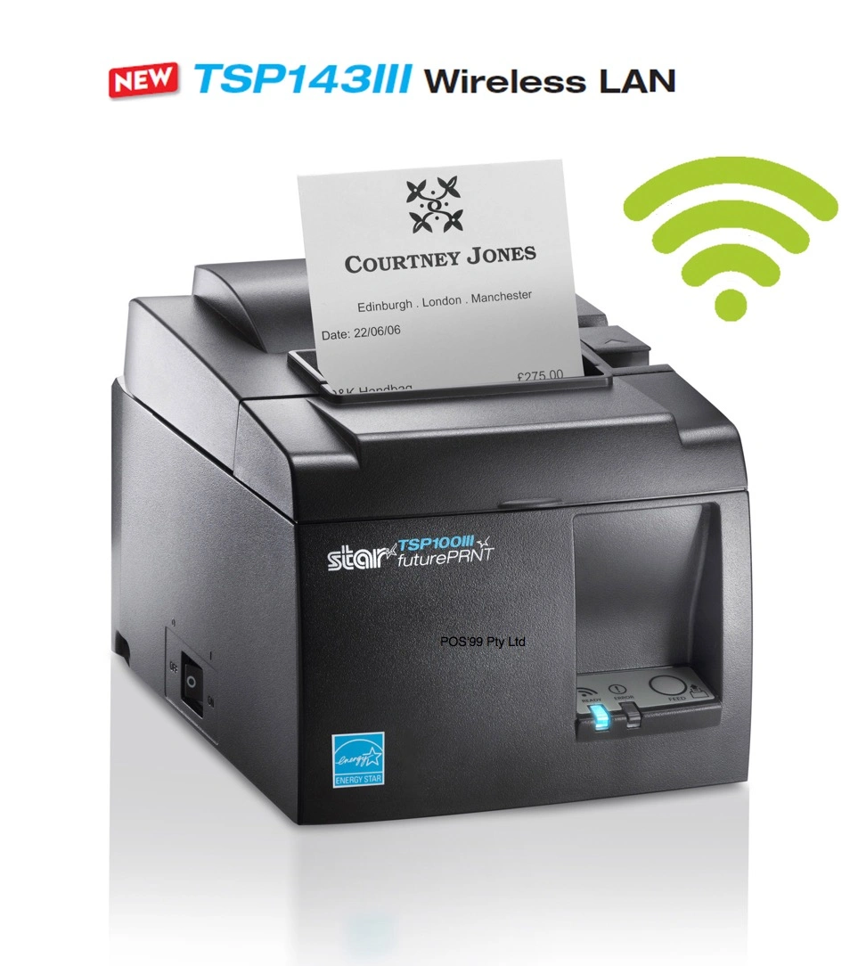 Neto MaroPost iPad Bundle No.11 - STAR TSP143 WLAN Wifi Printer, Cash Drawer, Paper, iPad Stand