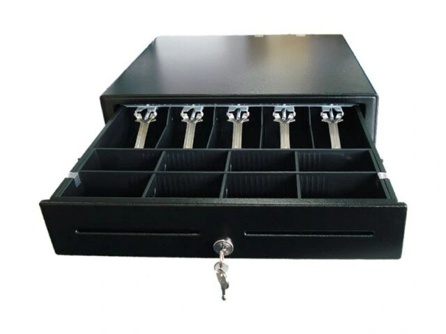 POSBOX EC-410 Heavy Duty Cash Drawer 5 Note/8 Coin (Black)