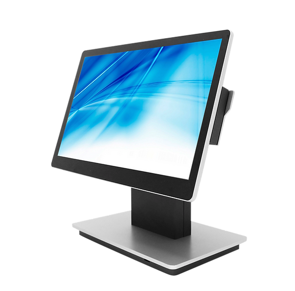 Lightspeed Retail X-Series and R-Series White POS Bundle No.34 - Silver POS Terminal, White Receipt Printer, Cash Drawer, Scanner
