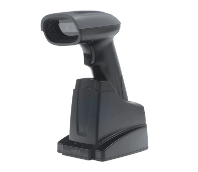 Senor S-BT2D Cordless USB/Bluetooth Barcode Scanner with Charging Cradle 1D + 2D
