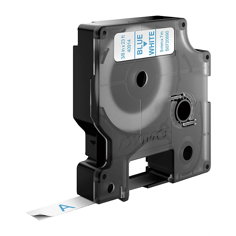 DYMO D1 Label Tape 9mm x 7m, Blue on White (S0720690)