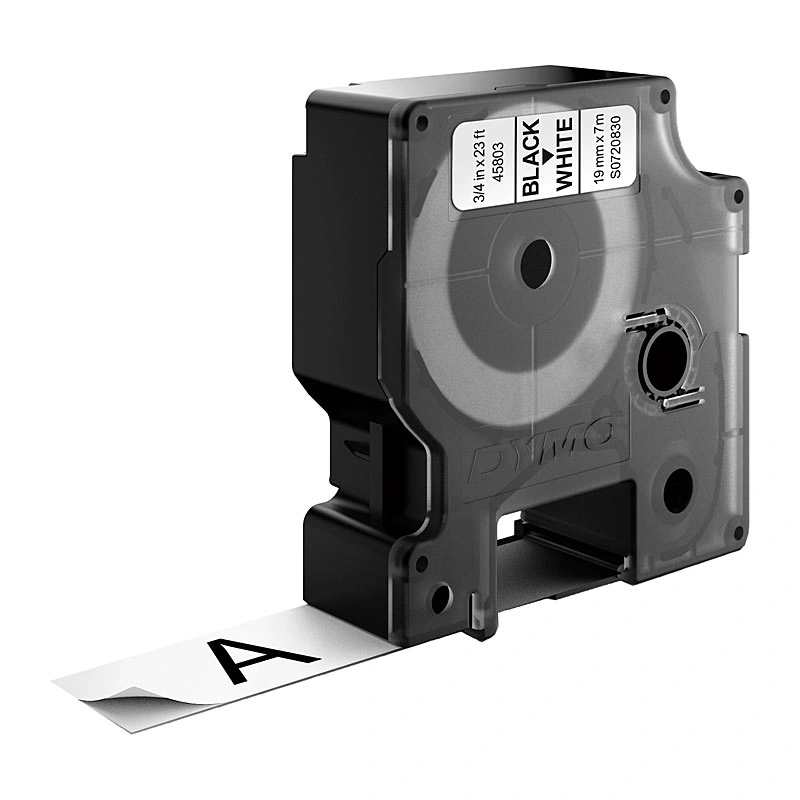 DYMO D1 Label Tape 19mm x 7m, Black on White (S0720830)