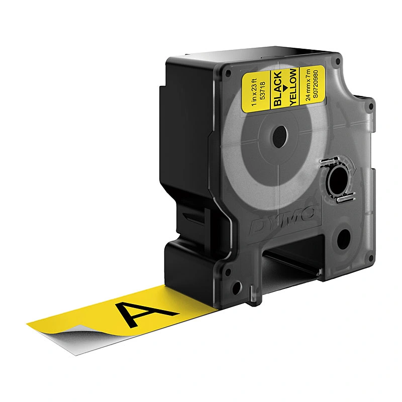 DYMO D1 Label Tape 24mm x 7m, Black on Yellow (S0720980)