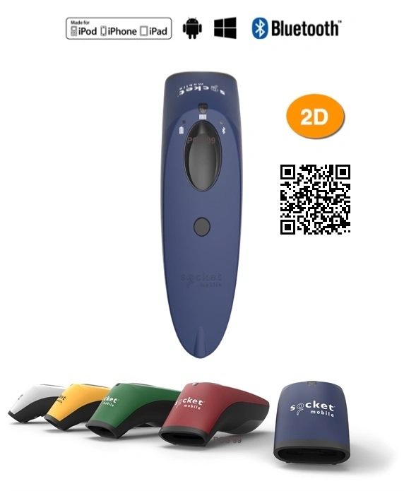 SocketScan S740 1D & 2D Imager Barcode Scanner with White Dock (Various Colors)