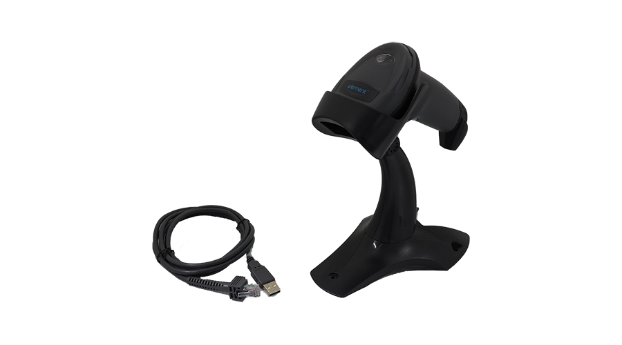 Element P100 2D Barcode Scanner USB Stand