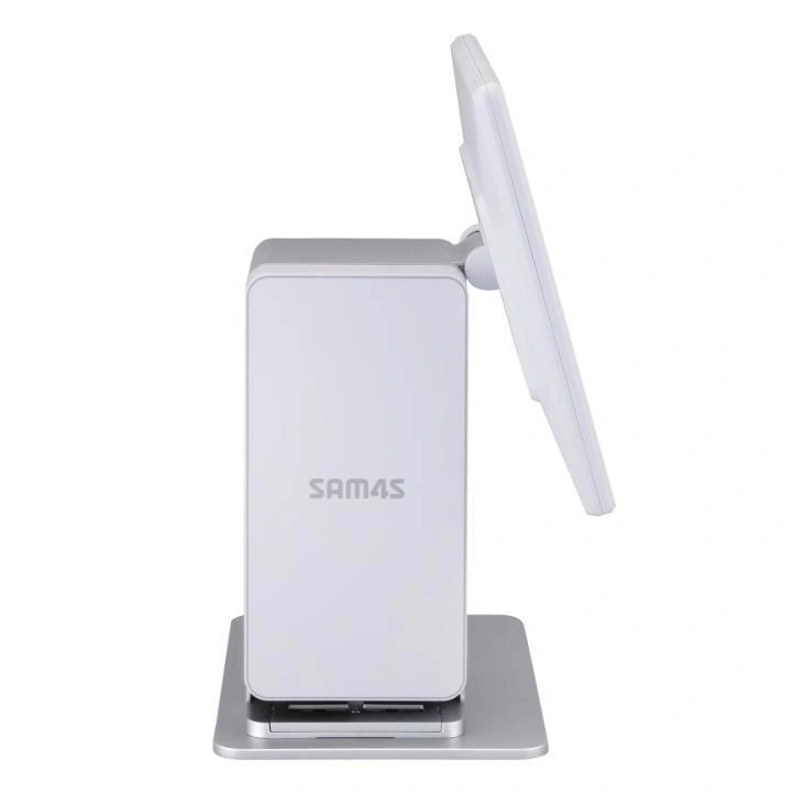 SAM4S FORZA 15” Touch POS Terminal with Intel i3 7100U CPU, 4GB DDR4 RAM, 128G SSD, Windows 10 IOT 64 Bit White and Silver