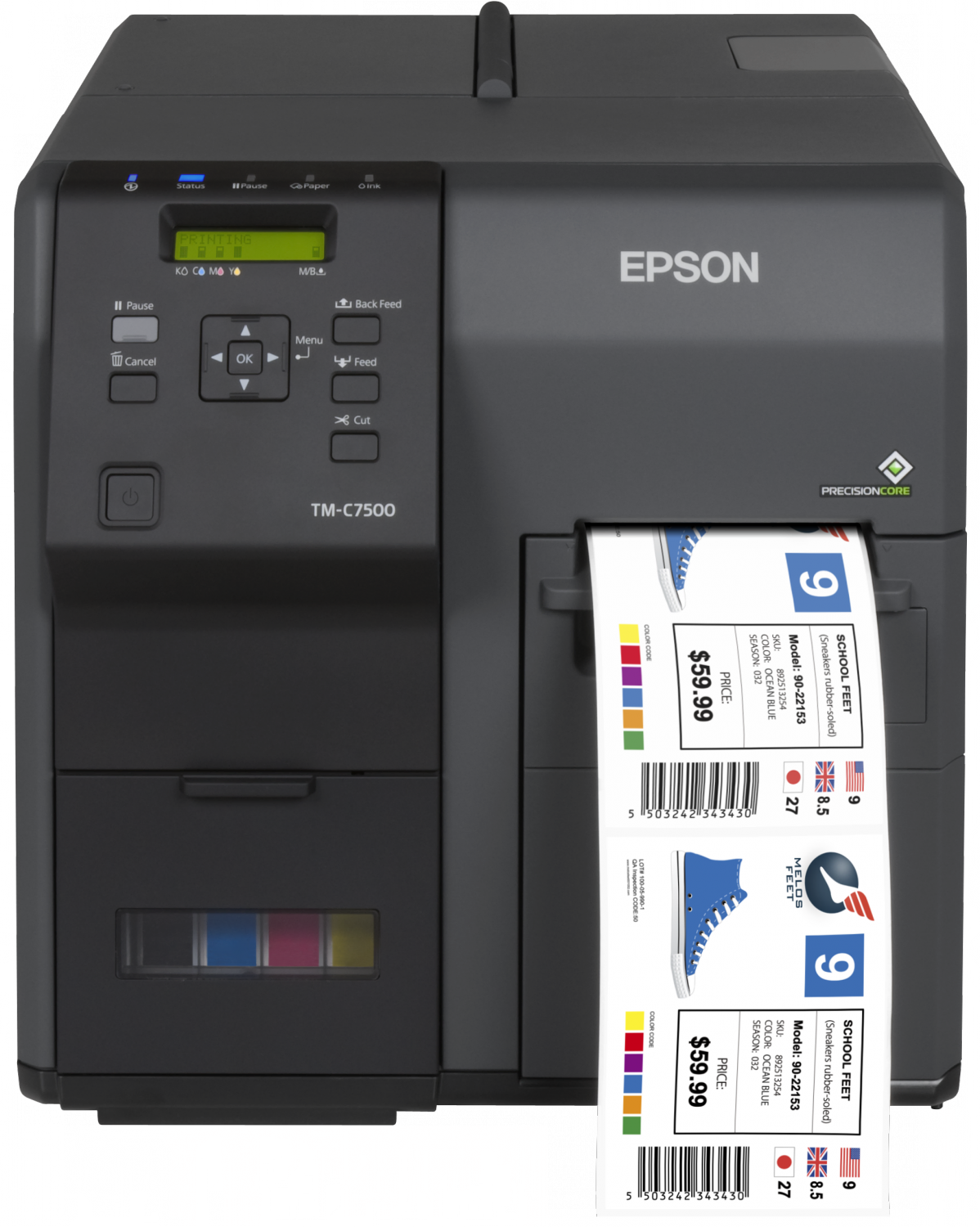 EPSON Colour Inkjet Label Printer TMC7500G Gloss Or Matte (Now CW-C8010)