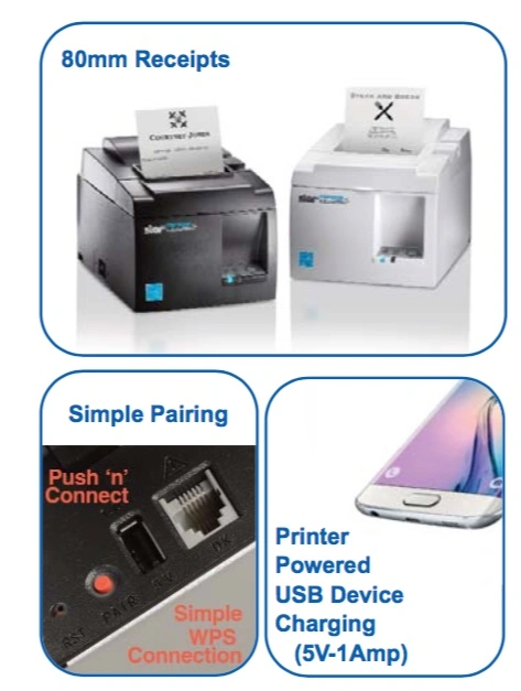 STAR TSP143III WLAN Wifi / Wireless Thermal Receipt Printer (TSP143iii-WLAN / TSP100 Range)