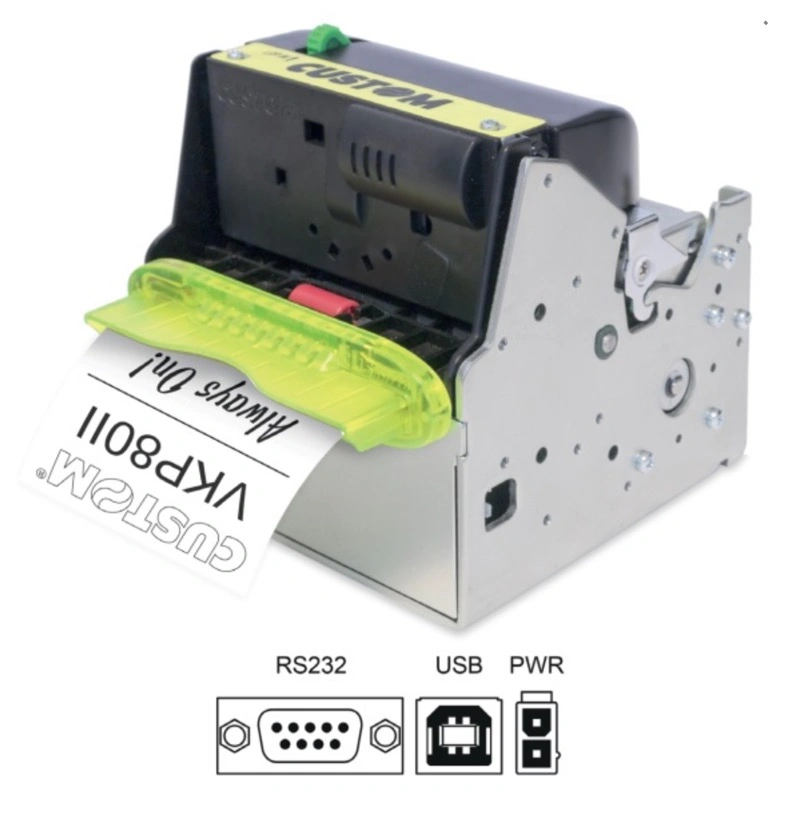 Custom VKP80II-RX Kiosk Printer SER/USB (Bundle Includes Printer, PSU, Roll Holder, Data Cable)