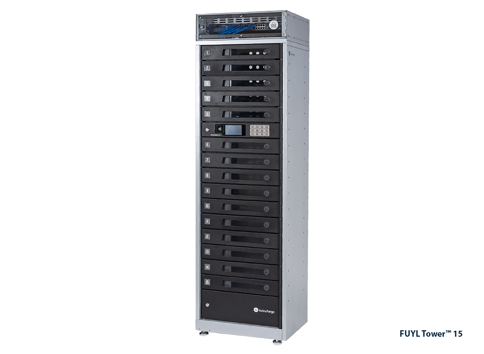 PCLocs FUYL Tower Pro 15 Bay Smart Locker - PCL3-10530