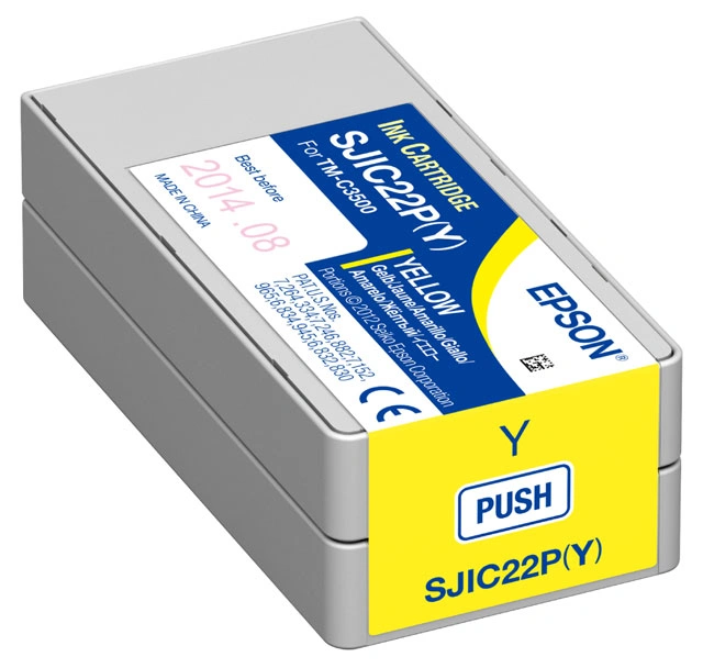 Epson TM-C3500 Inkjet Cartridge Bundle Pack YELLOW MAGENTA CYAN BLACK