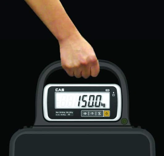 CAS PB Series Portable Bench Scale - Ideal for parcel /produce weighing (Trade Approved)