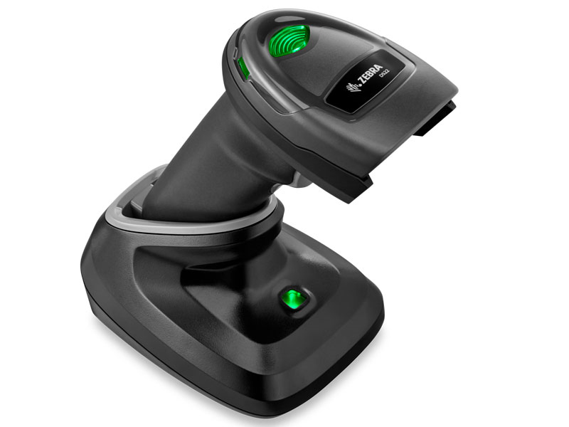Zebra DS2278 1D & 2D Cordless Barcode Scanner (USB Cable, Cradle, Black)