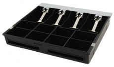 VPOS EC350 Small Cash Drawer, Black, 24V
