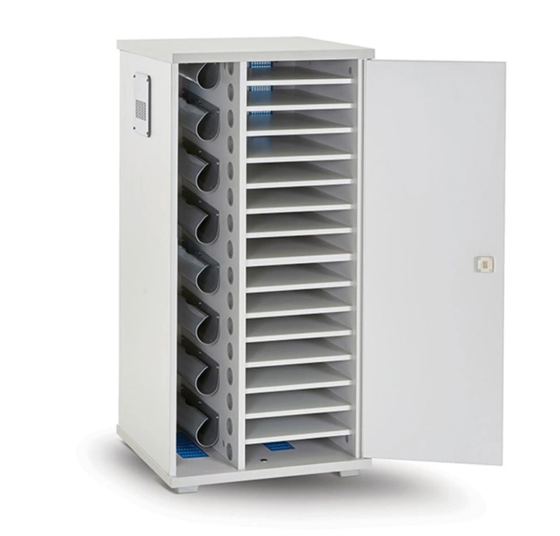 LapCabby Lyte 16 Device Single Door Horizontal Static AC Charging Cabinet - Laptops, Tablets & Chromebooks 15"