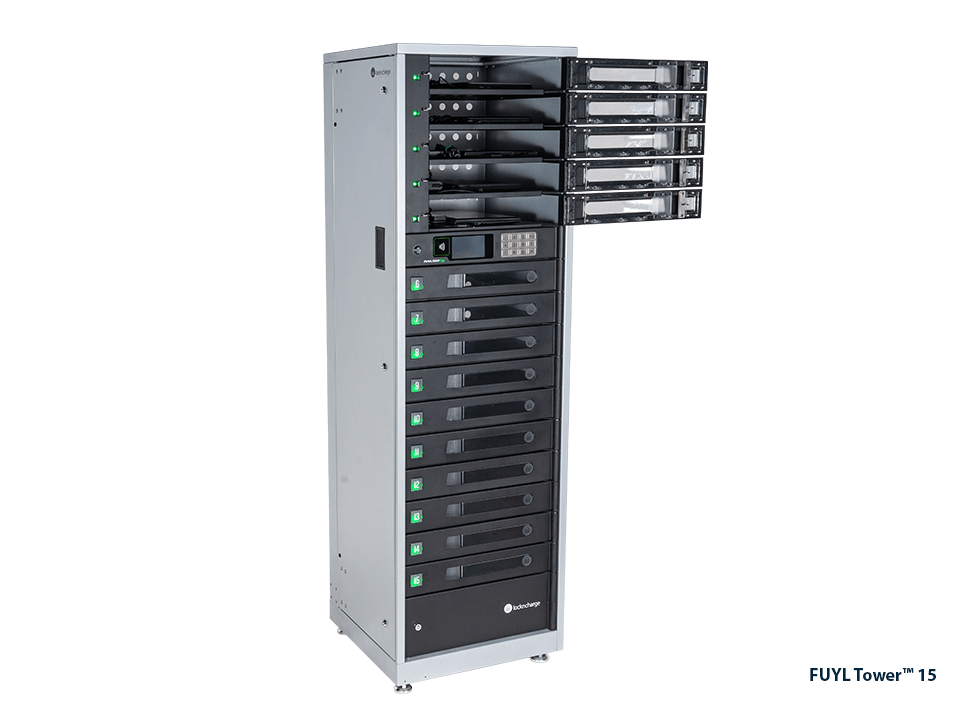 PCLocs FUYL Tower Pro 15 Bay Smart Locker - PCL3-10530