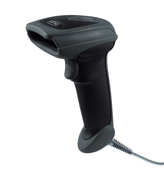 Cino A670 USB Corded 2D Barcode Scanner with Smart Stand