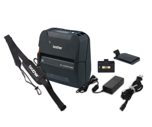Brother RJ-4250WB 4 inch Mobile Receipt and Label Printer Wifi, Bluetooth, USB