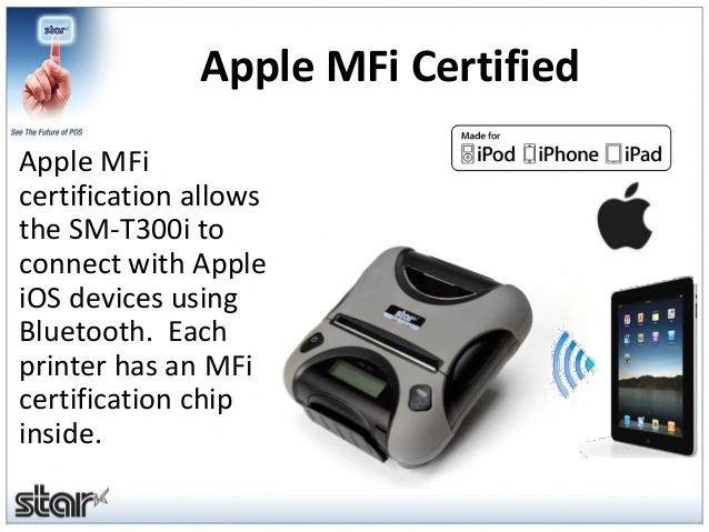 STAR SM-T300i 3 Inch Mobile Printer Bluetooth