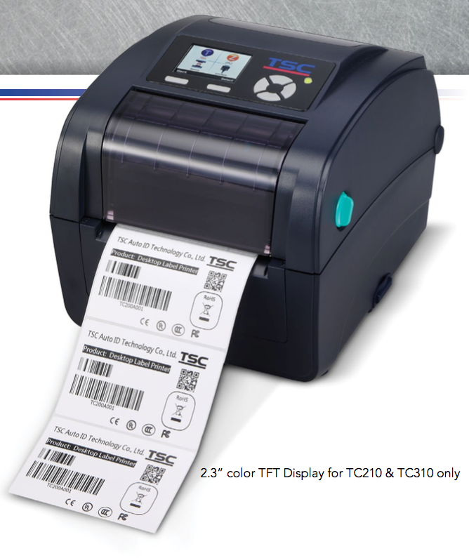 TSC TC300 4 Inch 300 DPI Direct Thermal + Thermal Transfer Label Printer (USB, Serial, Ethernet)