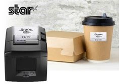 Square Compatible TSP654IISK Restick Sticky Label Printer - Ethernet - TSP654IISK-E TSP654SKII