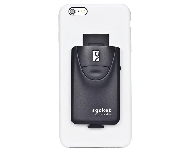 Socket SocketScan S800 Bluetooth Scanner (8Ci) - Apple IOS 1D Black USB Charging Cable Klip Case