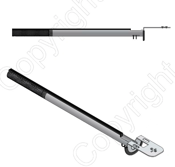 Spacepole Drive Thru Handheld Eftpos 250 or 500mm - Optional Wall Mount
