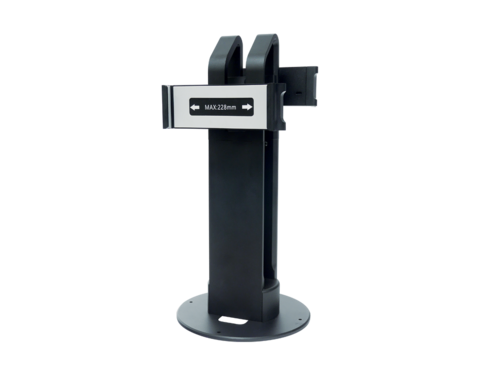 FlexiPOS Universal POS Tablet Stand with Optional Dual Display Bracket (Black or Silver)