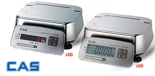 CAS - FW500 Waterproof Stainless Steel Weighing Platform Scale (LED OR LCD) (Trade Approved)
