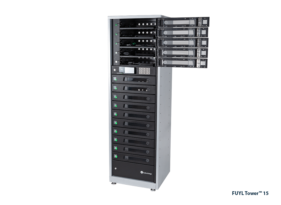 PCLocs FUYL Tower Pro 15 Bay Smart Locker - PCL3-10530