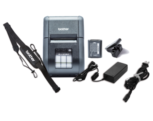 Brother RJ-2140 2" Mobile Receipt and Label Printer - AirPrint Wifi USB