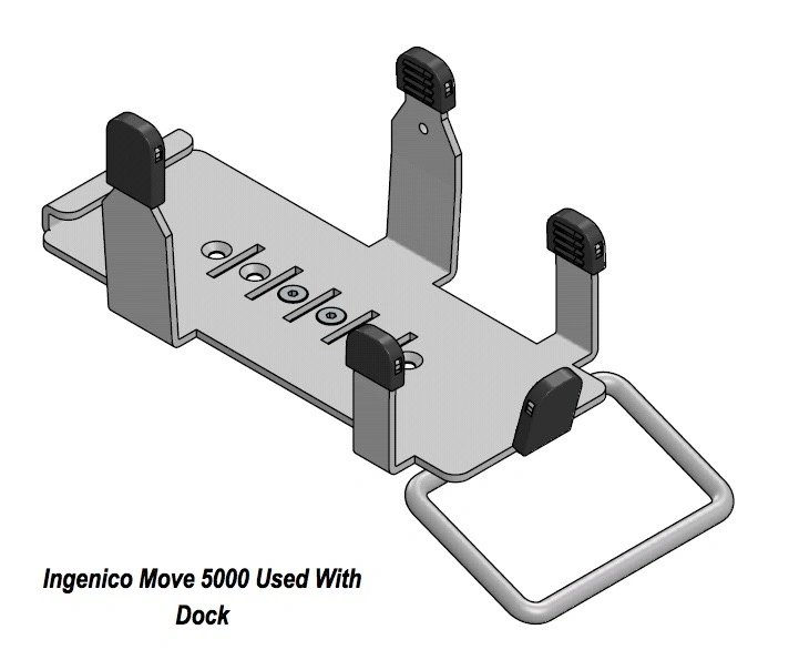 SpacePole Stack Stand For Ingenico Move Eftpos Machine