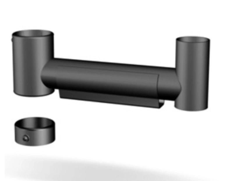 SpacePole EftPOS Mount - 300mm Pole + 200mm Swing Arm + Swing Arm Bracket