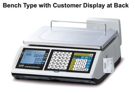 CAS CT-100 Weighing Scale with Ticket/Receipt Printer (Trade Approved) CT100