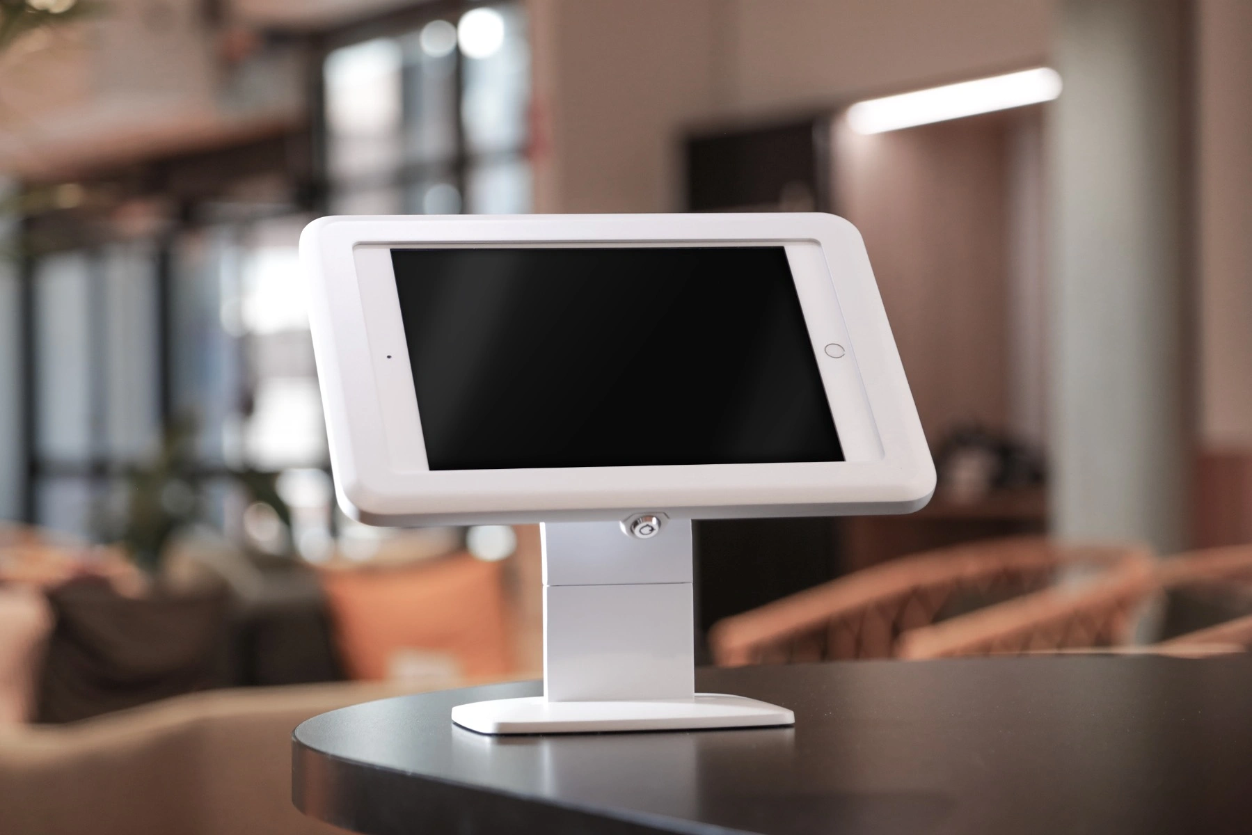 Como iPad Stand Black Or White Bolt Down or Free Standing
