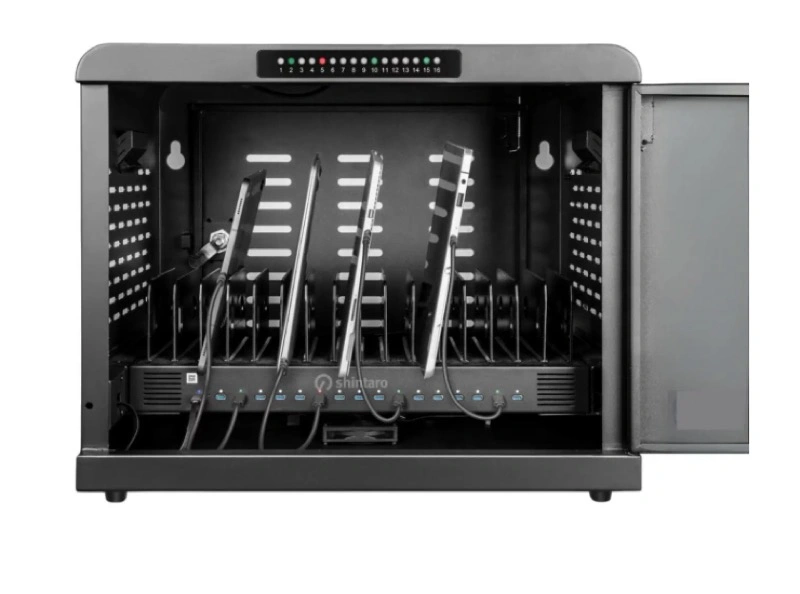 Shintaro 16-Port USB-C 1000W Charging Trolley