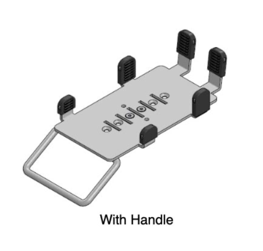 SpacePole Stack stand with MultiGrip Plate (Tyro / Ingenico Various Models)