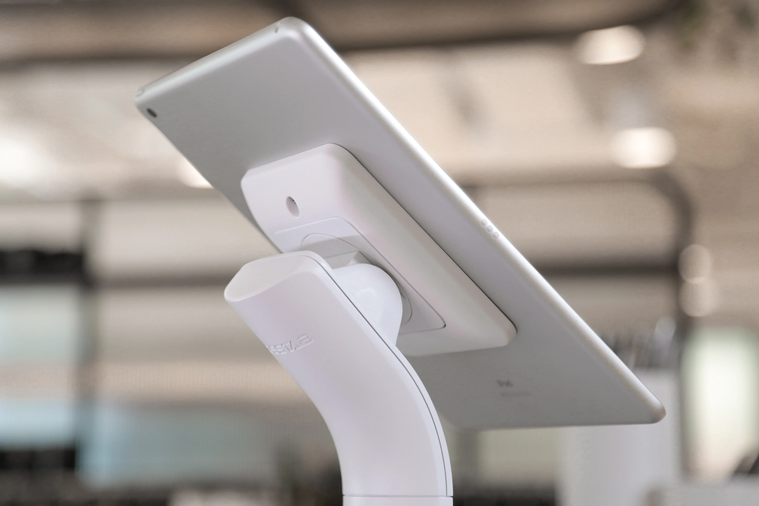 Monza Universal Tablet & iPad Retail Stand - (Black or White) Screw Down or Free Standing