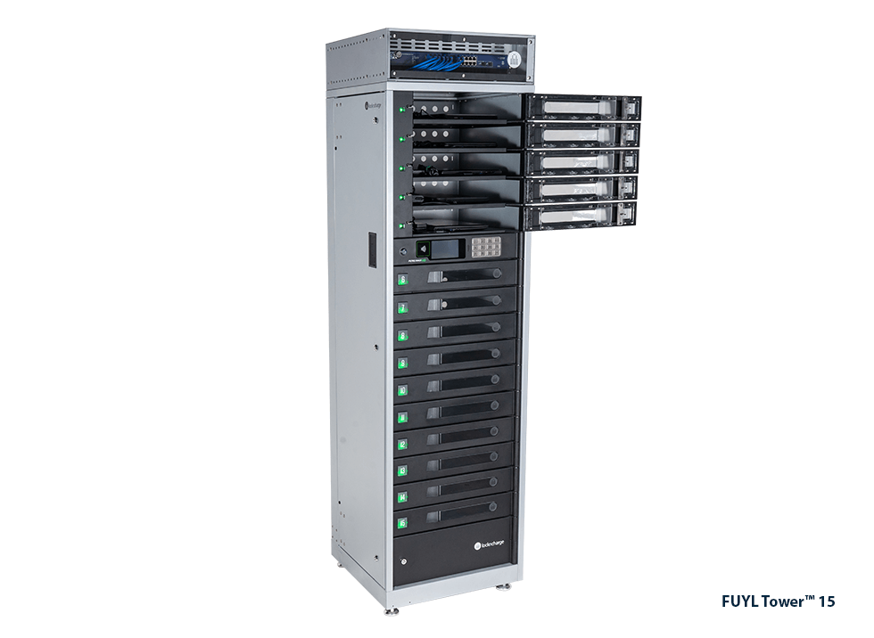 PCLocs FUYL Tower Pro 15 Bay Smart Locker - PCL3-10530
